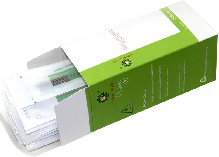 1000 PCS Acupuncture with Tube Stainless Steel Beauty Massage 500PCS/BOX Disposable Acupuncture (0.20 * 13Mm)