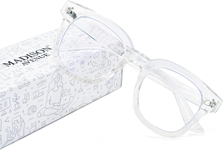 Women Blue Light Glasses,Oversize Blue Light Glasses for Women, anti Eyestrain & UV Protection Computer Eyeglasses (Tortoiseshell)