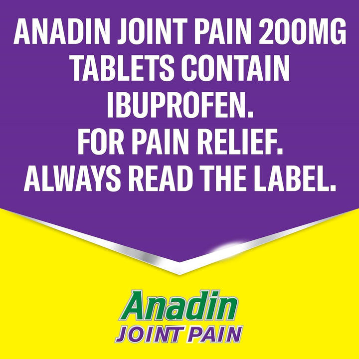 Joint Pain Relief Tablets, Ibuprofen Tablets - Pack of 16