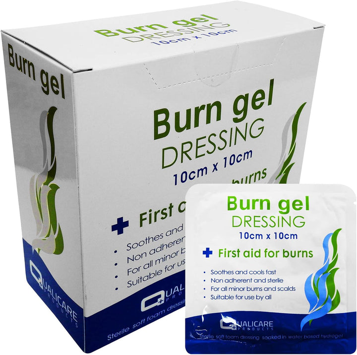 Medium Size 10Cm X 10Cm Non Adherent Burns Scalds Dressings 5 Pack