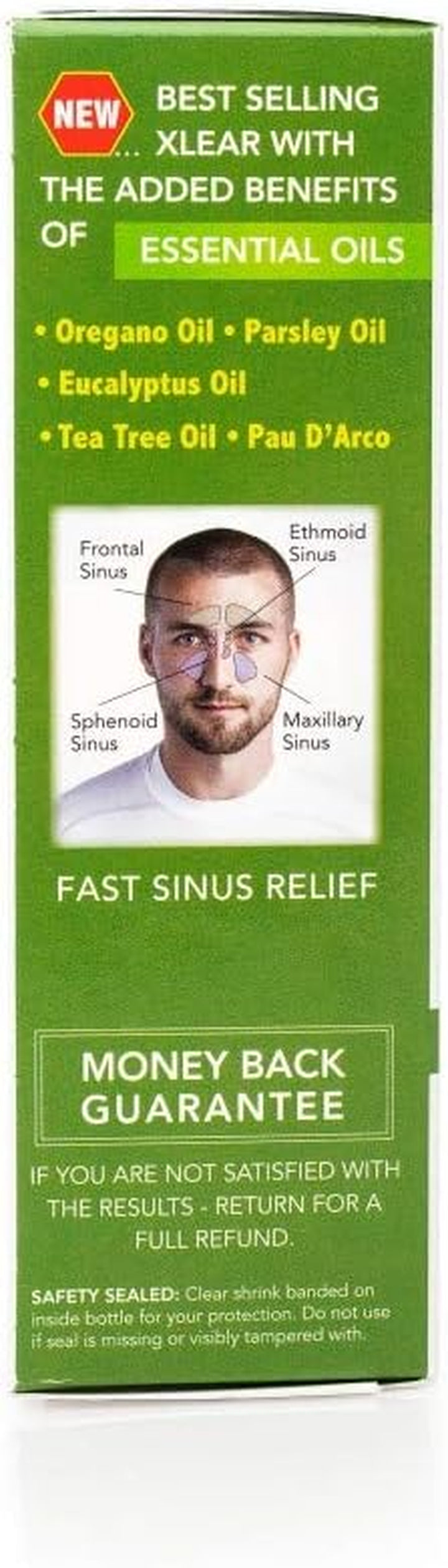 Rescue Natural Nasal Spray with Xylitol, Oregano and Tea Tree (Pack of 2)