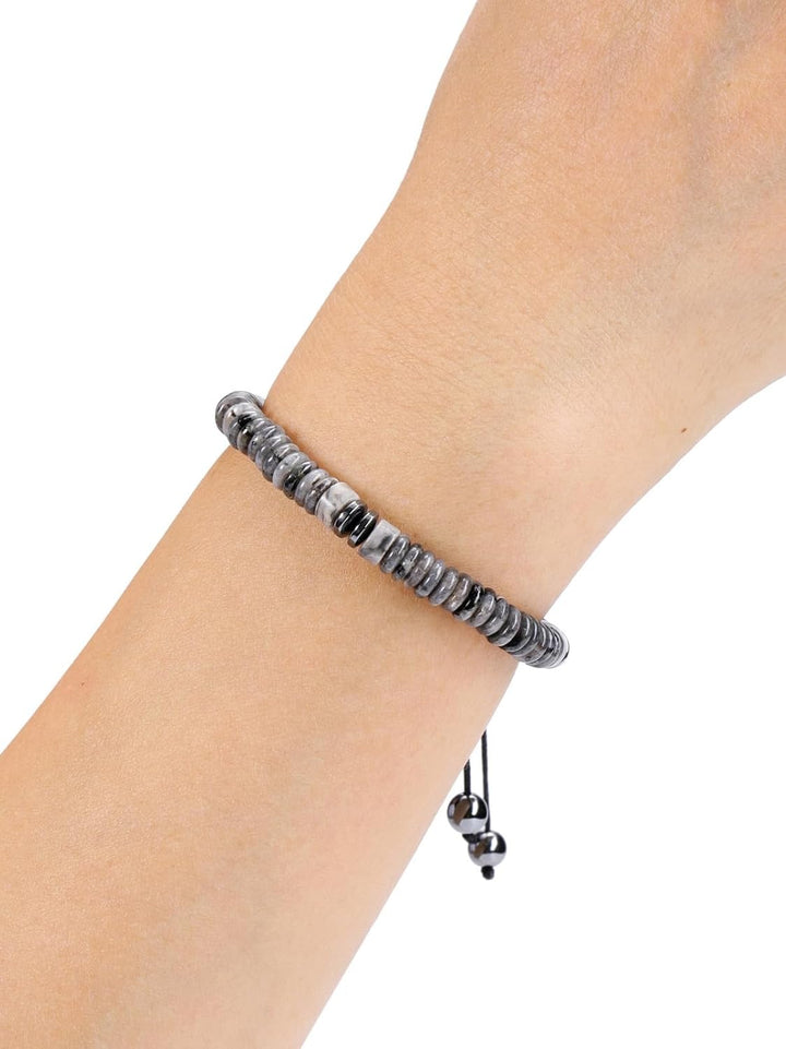 Healing Crystals Bracelet Adjustable Natural Crystal Stone Bracelets for Men and Women