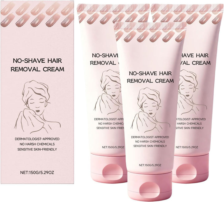 No Shave Hair Removal Cream, Suitable for Sensitive Skin, Fast and Gentle, Moisturizes and Nurtures Skin, Leaving It Soft and Protected after Hair Removal (2PC)