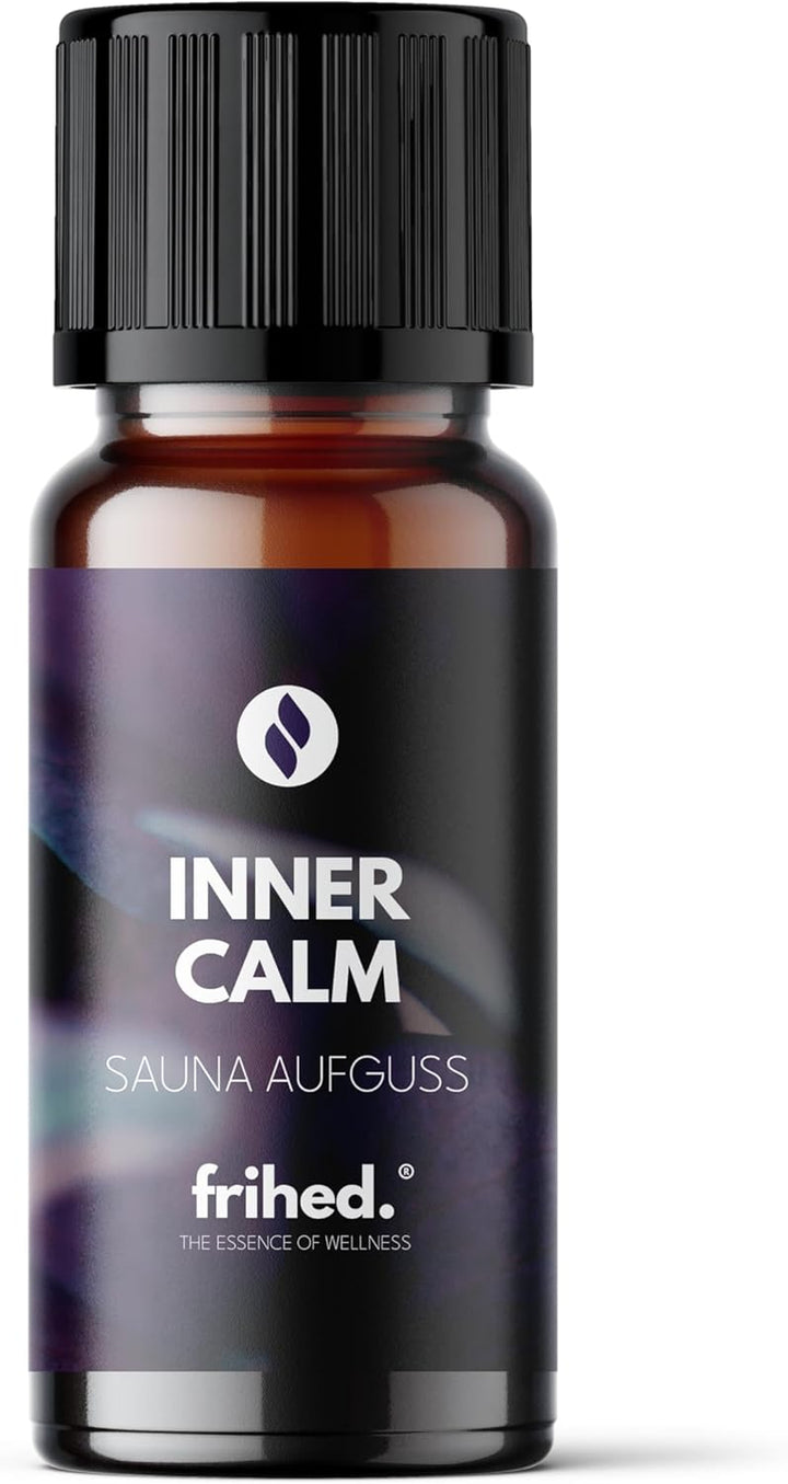 Frihed. Sauna Infusion Mini - Highly Concentrated Sauna Oil - Sample Size - Long-Lasting Fragrance - Made in Lüneburg - 10 Ml Glass Bottle (Pine, Mountain Pine, Eucalyptus)