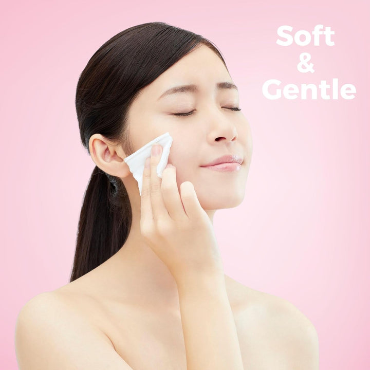 Cotton | Cotton Pads | Standard Size Square Cosmetic Make-Up Remover Pads | 50Pk