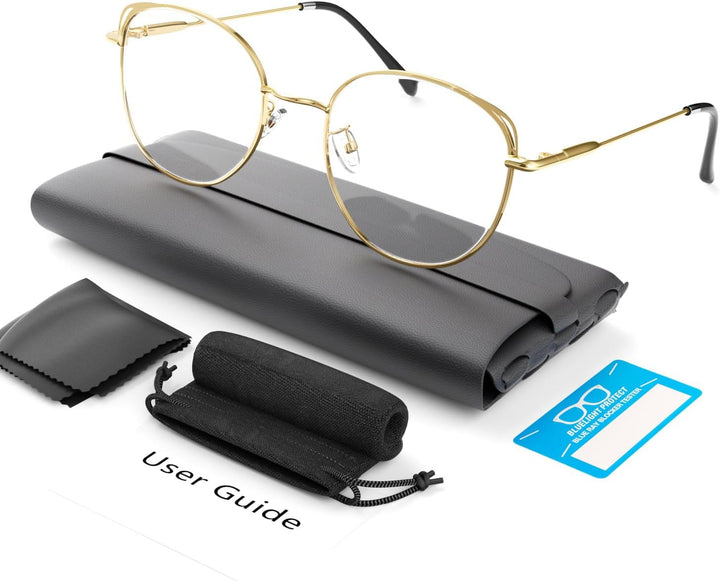 Blue Light Blocking Glasses, Gaming Computer Glasses anti Glare Headache Eyes Strain Glasses with Blue Light Filter, Super Light Weight Fashion