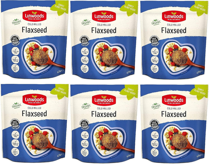 Organic Milled Flaxseed, 425 G - Pack of 2.