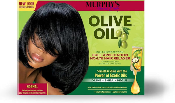 Olive Oil Built-In Protection No-Lye Hair Relaxer REGULAR Strength NORMAL by