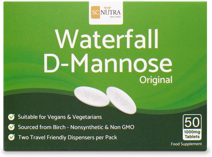 Waterfall D-Mannose Tablets 1000Mg - Dmannose Naturally Sourced from Birch - Suitable for Vegetarians & Vegans -  ()
