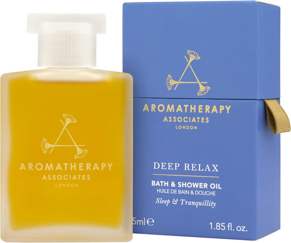 Bath and Shower Oil, Luxury Spa, Natural Bath, Bath Oil, Vegan, Cruelty Free, Environment Friendly (Deep Relax Bath and Shower Oil 55Ml)