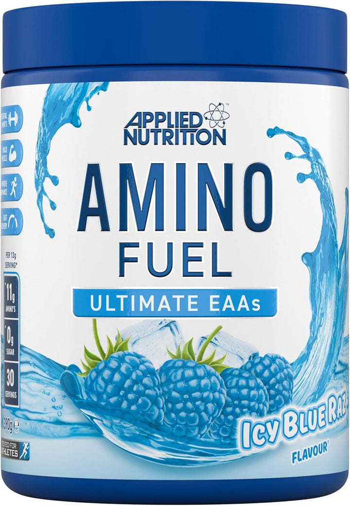 Amino Fuel - Amino Acids Supplement, EAA Essential Amino Acids Powder, Muscle Fuel & Recovery (390G - 30 Servings) (Fruit Burst) (New)