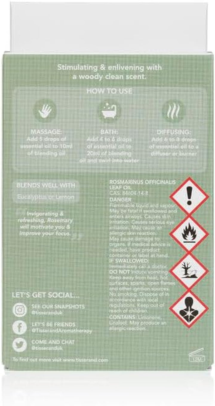 - Enlivening Rosemary - Ethically Harvested Essential ,Massage , Aromatherapy , Skin , for Diffuser ,100% Pure Essential - 9Ml