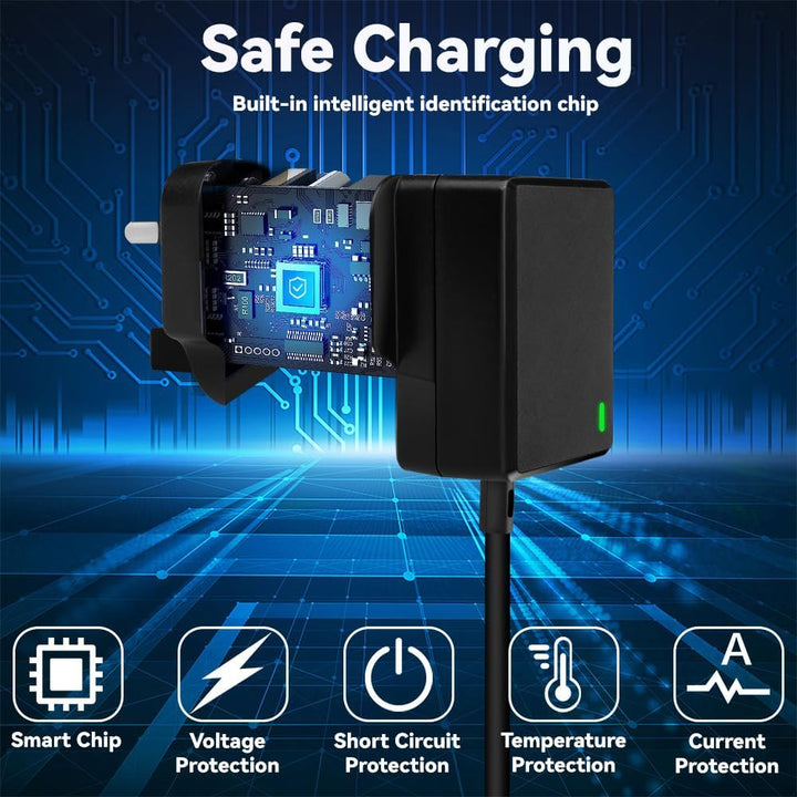 15V Chager for Phlip Shaver HQ8505 Power Cable Charger Cord UK for Series Beard Trimmer S3233, S3333, S1332, BT5502, BT9810, MG7790 MG7750 Electric Razor Aquatouch Power Lead