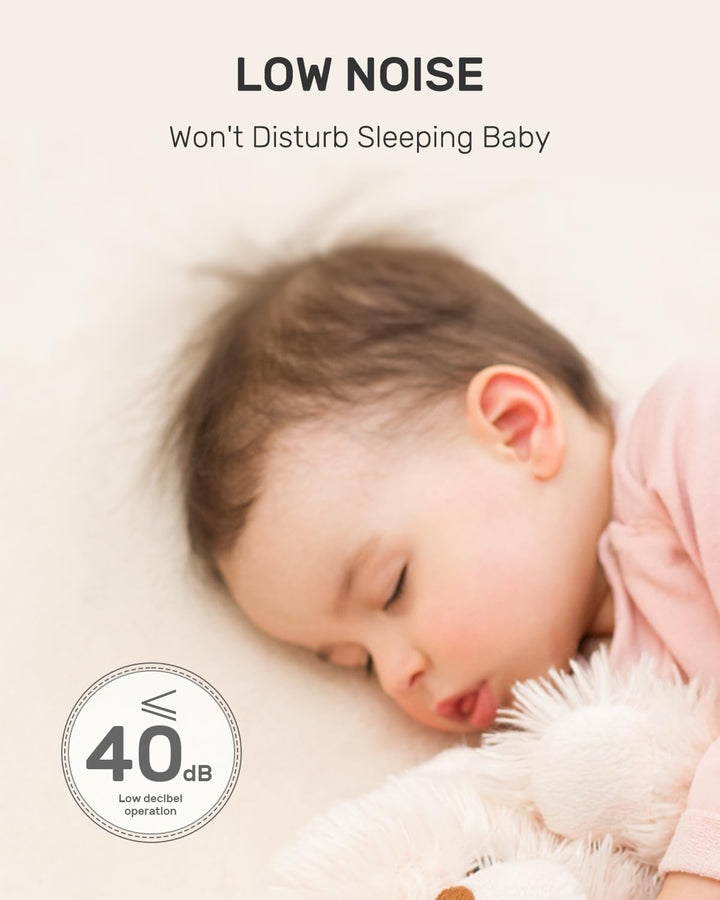 Nasal Aspirator for Baby, Baby Nose Sucker, Electric Nasal Aspirator for Toddler, Baby Nose Cleaner with 3 Silicone Tips, Adjustable Suction Level and Music Volume