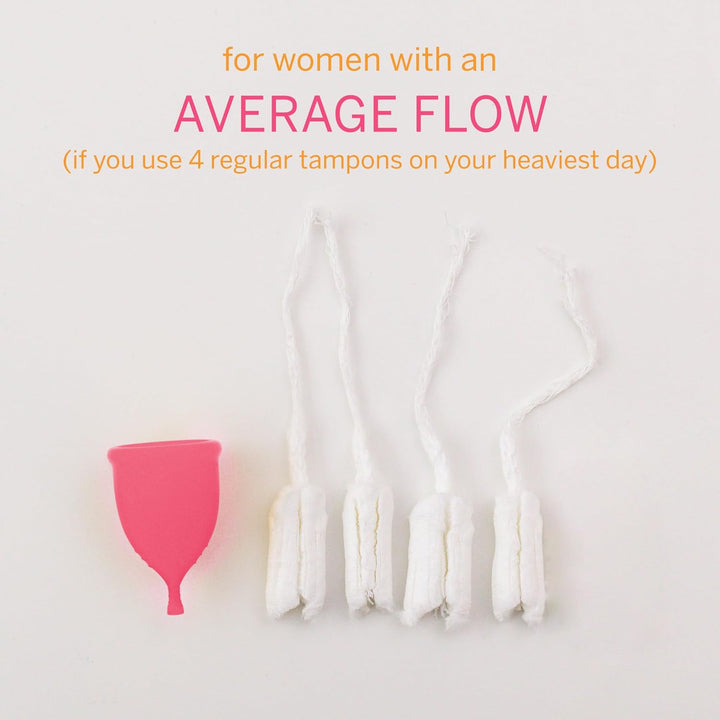 2 Soft Menstrual Cups - Ranked 1 for Most Comfortable Reusable Period Cup - Buy One We Give One - Includes Ebook Guide, Wipes, Lube, & Storage Bag - Tampon and Pad Alternative