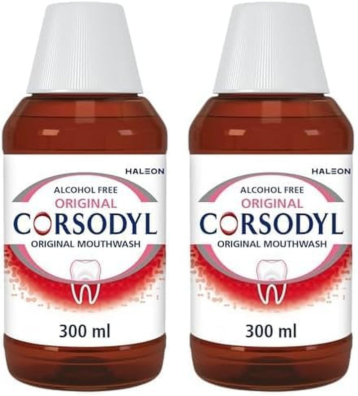 Prevents Gum Disease & Bleeding Gum Treatment, Medicated Antibacterial Mouthwash, Original Alcohol Free, 300 Ml