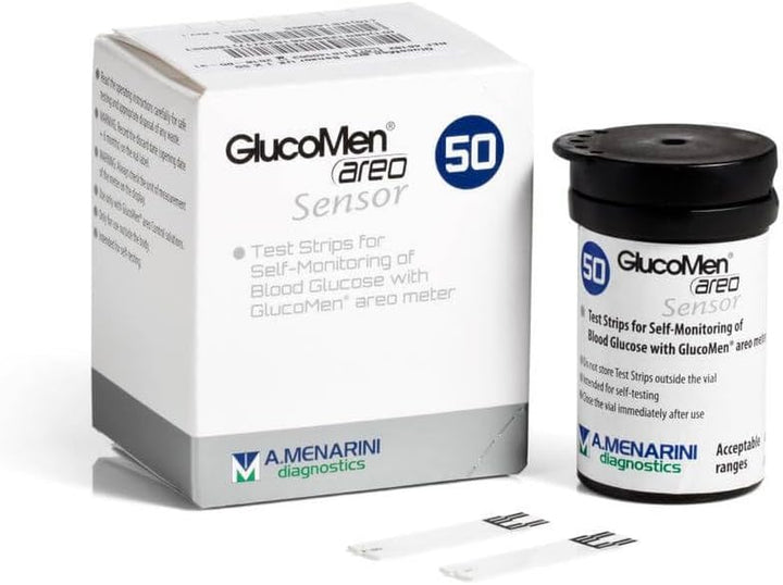 Glucomen AREO Test Strips (50 Strips) - Accurate Glucose Monitoring