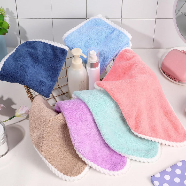 6 Pcs Flannel Face Cloth Soft Face Flannels Toddler Flannels Wash Towels Quick Dry Reusable Body Cloths Squares Wash Flannel for Baby Kids Adults(30X30Cm)
