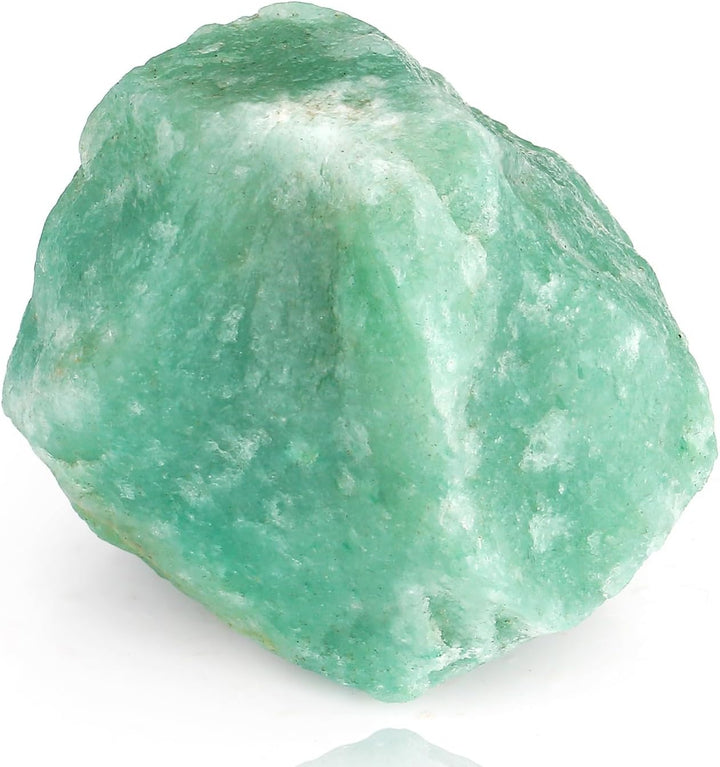 Moonstone Raw Crystal Stone - Natural Healing Rock Rough Gemstone 1.77-2.17" for Lovers, Beginners, Collectors - Reiki Spiritual Gift