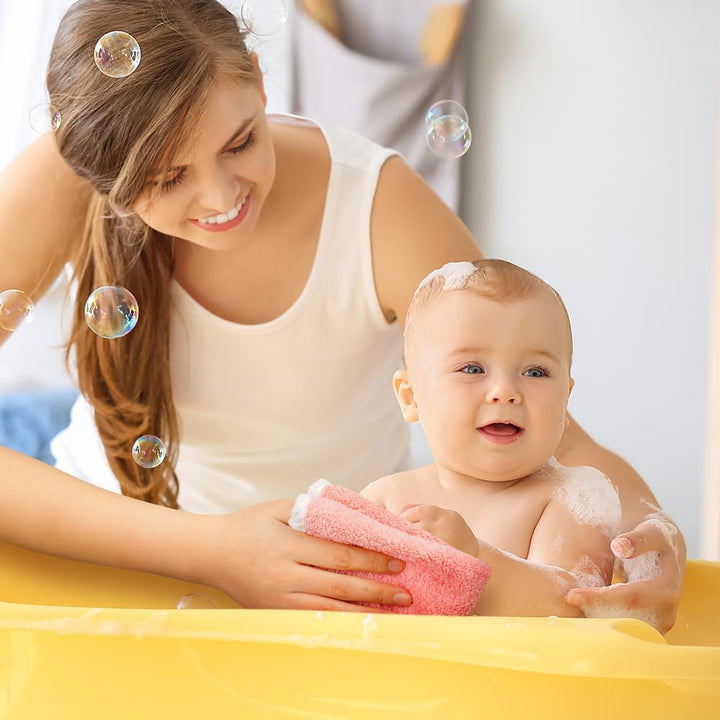 6 PCS Flannel Face Cloth, 30X30Cm Soft Face Flannels, Baby Flannels Wash Towels Quick Dry, Reusable Face Body Squares for Newborns and Infants