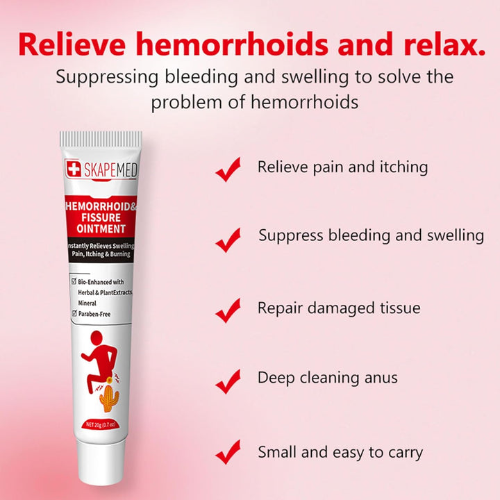Haemorrhoid Cream 20G - for Relief of External Discomfort, Itching and Irritation