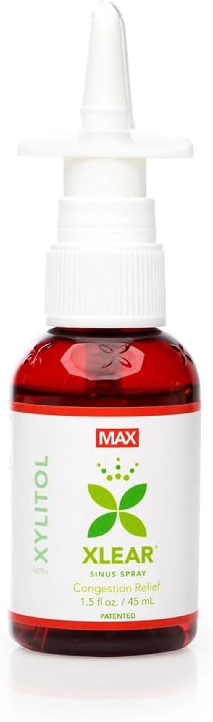 MAX Natural Xylitol Saline Nasal Spray with Capsicum and Aloe - Fast Acting for Dry Nose, 1.5 Fl Oz (Pack of 4)
