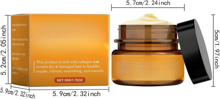 Collagen Conditioner, Deep Conditioning Hair Mask, Moisturizing and Nourishing the Scalp, Anti-Frizz Repair