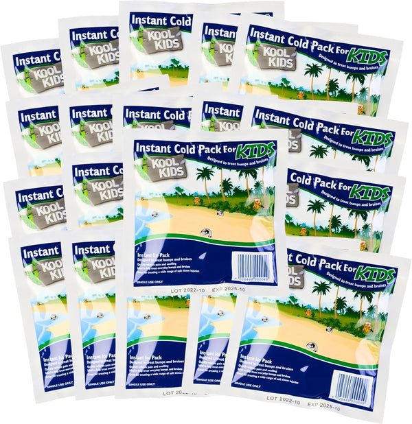 Koolkids Instant Cold Ice Packs - Pack of 20