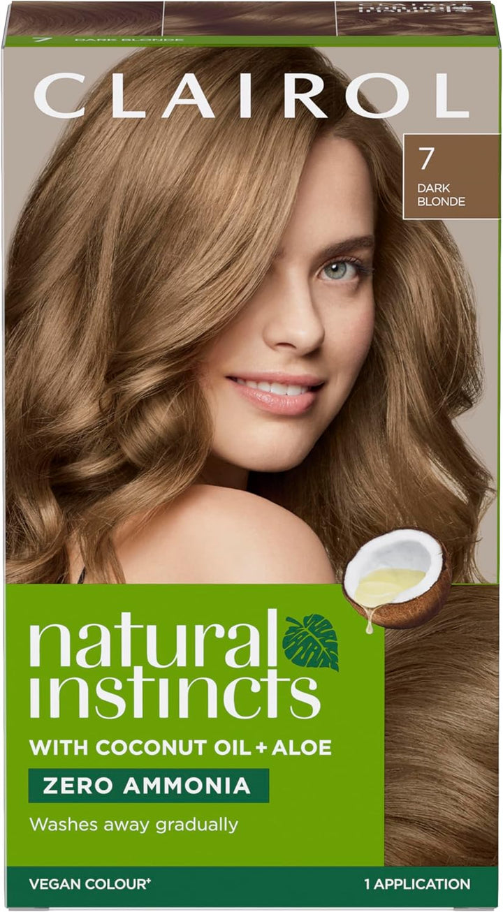 Natural Instincts Semi-Permanent No Ammonia Hair Dye, 8A Medium Cool Blonde (Packing May Vary)