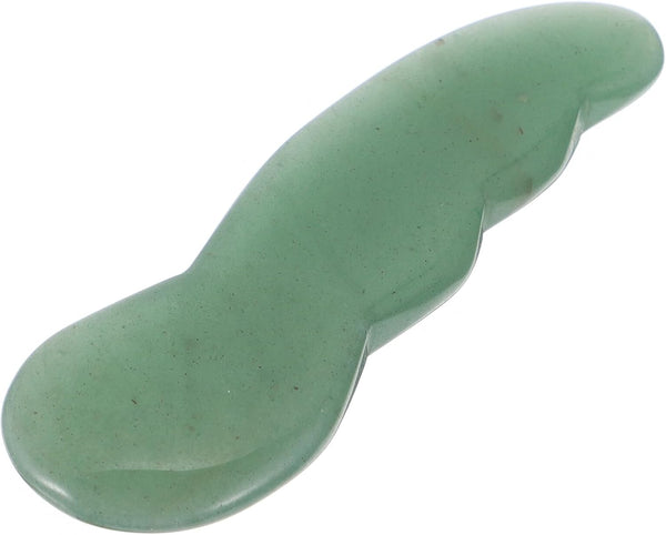Natural Jade Gua Sha Board Face Massage Tool for Relief Facial Scraping Plate for Neck and Skin Care Enhances and Muscle Relaxation for Spa and Home Use