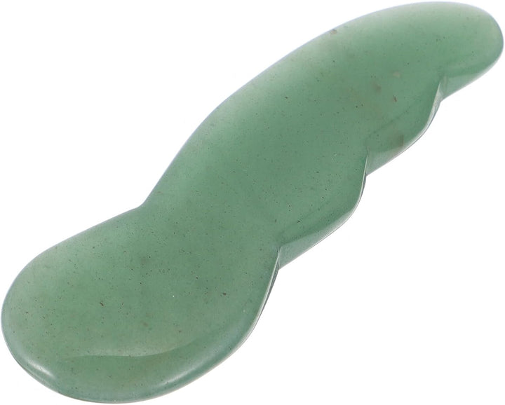 Natural Jade Gua Sha Board Face Massage Tool for Relief Facial Scraping Plate for Neck and Skin Care Enhances and Muscle Relaxation for Spa and Home Use