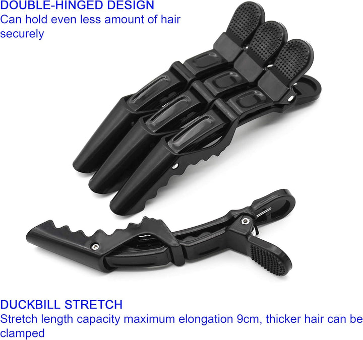 21 Pieces Hair Dye Tools, DIY Salon Hair Coloring Bleaching Tools Set Including Hair Tinting Bowl, Dye Brush, Ear Cover, Hair Highlighting Cape, Shawl, Gloves, Hair Clip Kits (21 Pcs, Black)