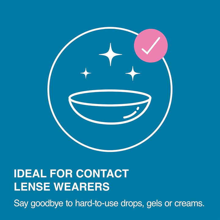 Dry Eye Spray - 10Ml, 100+ Sprays Fast, Effective Relief for Dry Irritated Eyes - Easy-To-Use Application, Ideal for Contact Lens Wearers - Hydrating Eye Mist