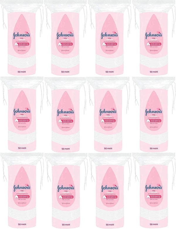 Cotton Pads - Pack of 12 X 50