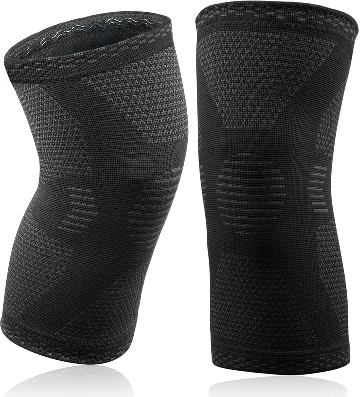 Knee Support Brace for Men and Women, Adjustable Compression Knee Patellar Tendon Support Brace for Arthritis, Joint Pain, Ligament Injury, Meniscus Tear, ACL, MCL, Tendonitis, Running, Sports