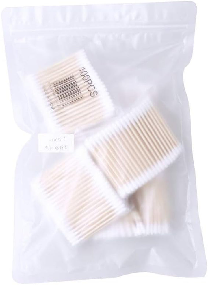 600 Pk Bamboo Cotton Buds (6 X 100) by , 100% Biodegradable Cotton Swab with Wooden Handles for Cleaning Ear, Makeup,Keyboard,Wound Etc