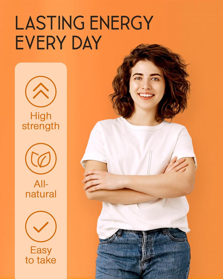 Coq10 Supplement - Coenzyme Q10 High Strength 200Mg - 60 Capsules - Vegan Naturally Fermented Ubiquinone - Co Enzyme CQ10 High Absorption - UK Made