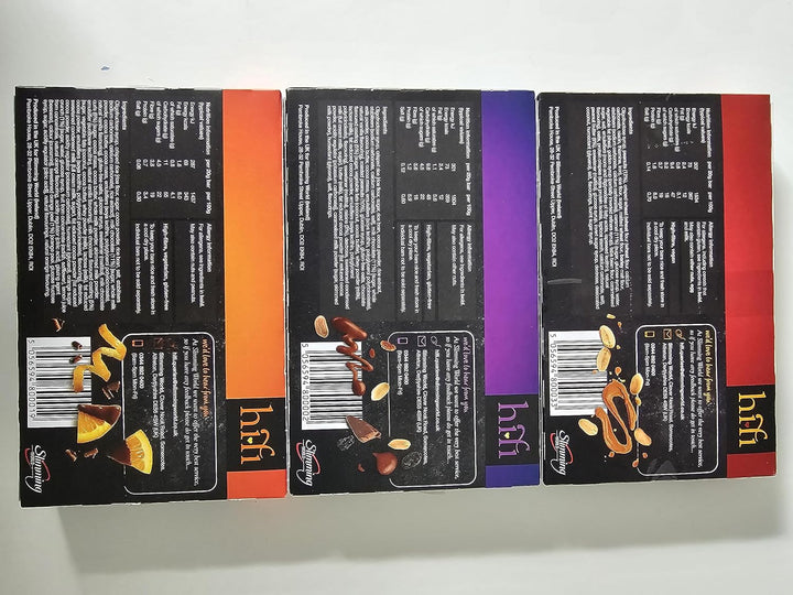 Hifi Bars 3 Boxes (Peanut Butter, Choc Orange, Fruit & Nut, Flavours) by TBD365 GIFFTING