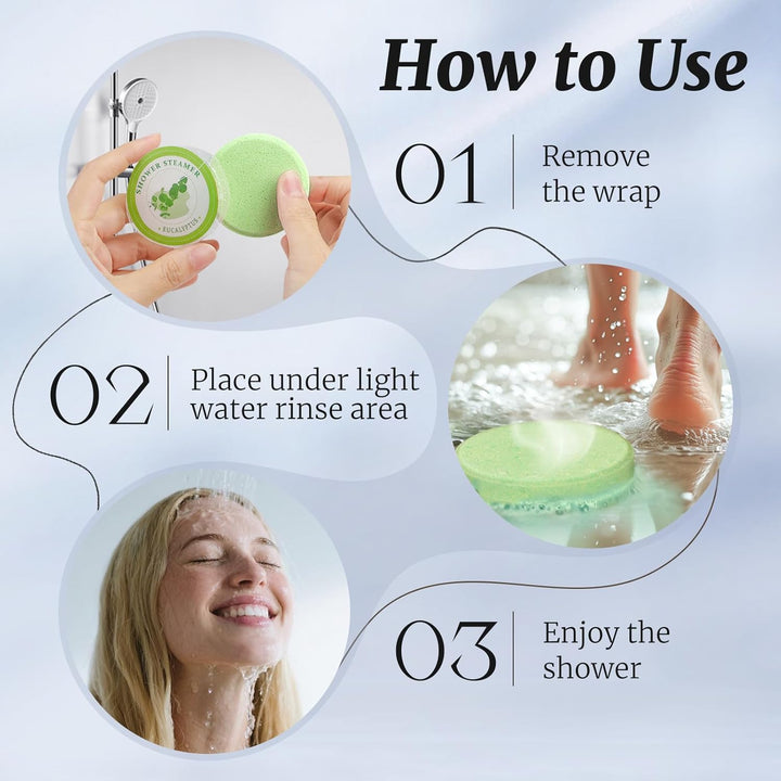 Birthday Gifts for Women:  8 Pcs Shower Steamers Aromatherapy Bath Bombs SPA Self Care, Small Relaxation Friendship Thank You Gifts for Women Men Mum, Advent Calendar Christmas Stocking Fillers