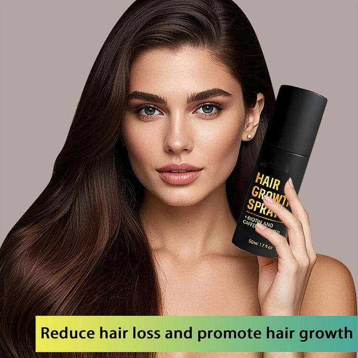 Hair Growth Spray, Biotin Hair Thickening Spray for Thinning Hair, Supports Fuller & Stronger Hair for Women & Men (1)