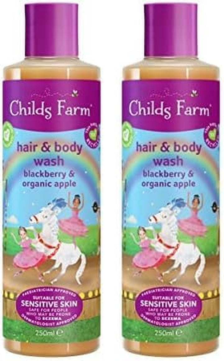 | Kids Hair & Body Wash 250Ml | Watermelon & Organic Pineapple | Gently Cleanses | Suitable for Dry, Sensitive & Eczema-Prone Skin