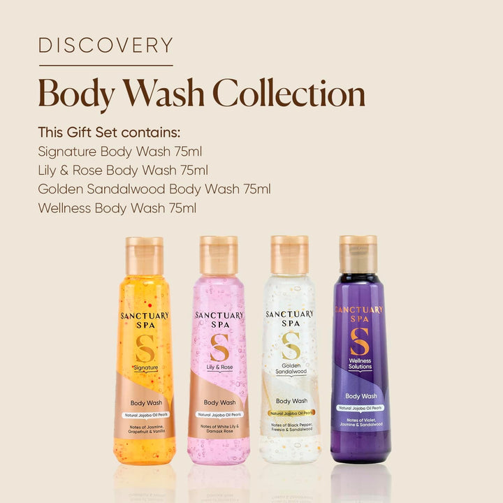 Spa Discovery Body Wash Collection – Luxury Multi-Scent Shower Gel Set for Women – Pamper & Refresh Bath Gift Set, Ideal for Self Care, Birthday & Christmas