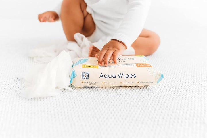 Originals Baby Wipes, 100% Biodegradable, Plastic Free, 99.6% Purified Water, Newborn Wipe, Vegan, Paraben and Perfume Free, NHS Approved (12 Packs of 64, 768 Wipes)