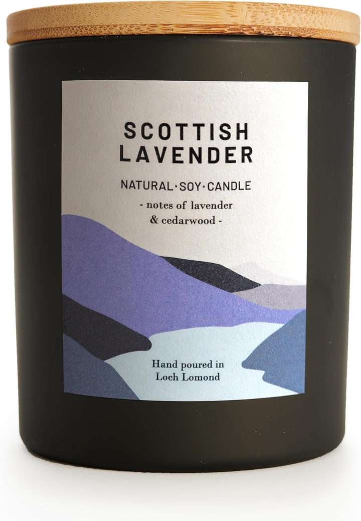 Wild Forest - Organic & Vegan, Luxury Scented Soy Wax Candles. Hand Poured in Loch Lomond, Scotland |  Limited (+8 Scent Options, X2 Sizes) 450G