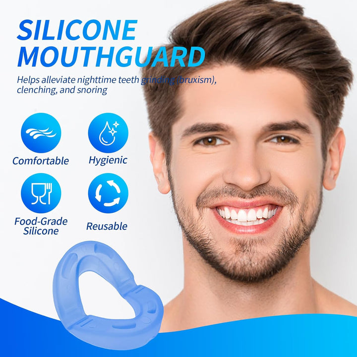 Feliora Anti-Snoring Mouthpiece - Adjustable Snore Stopper Mouth Guard for Sleeping, Comfortable Snoring Aid for Men and Women