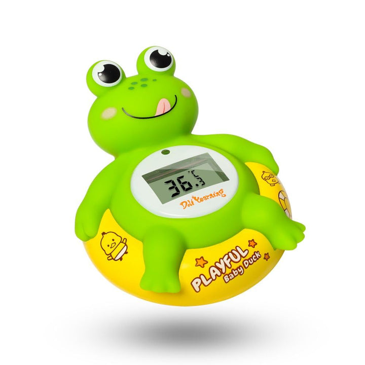 Frog Baby Bath Thermometer, Toddlers Floating Bath Toy, Bathtub Thermometer, at Fahrenheit and Celsius Degree - Blue