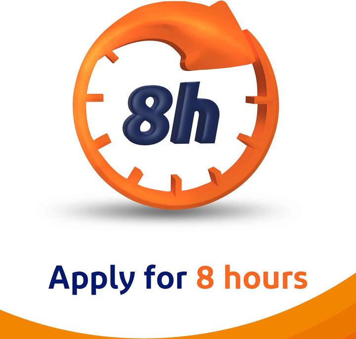 Heat Patch Pain Relief, Effective Back and Muscle Pain Relief, Non Medicated Patches, Pack of 2