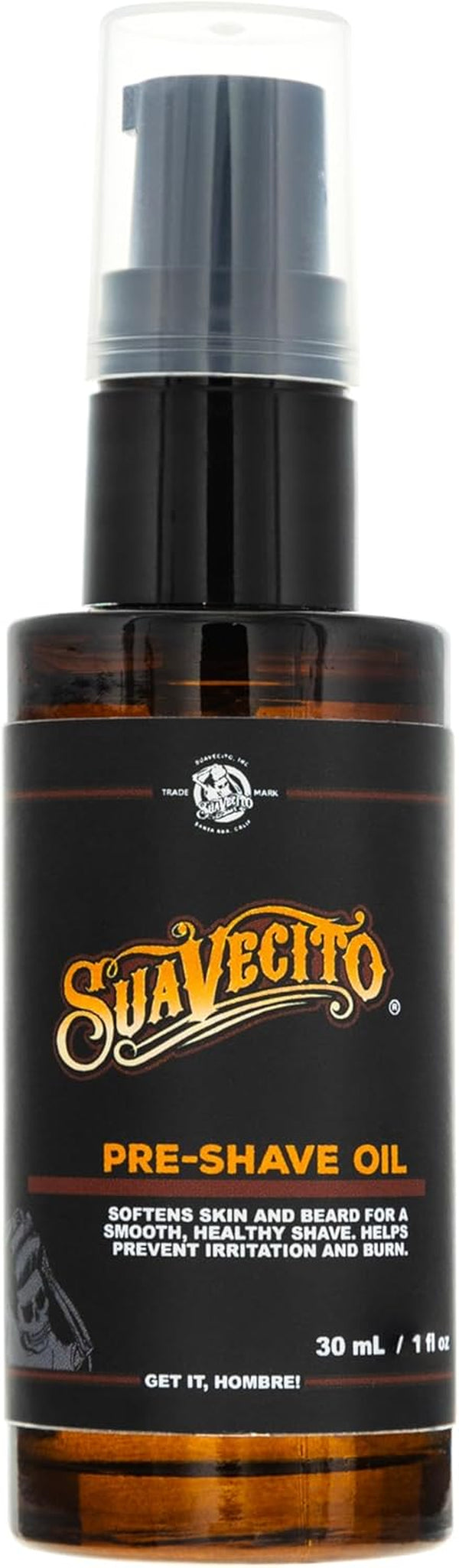 Shave Oil, Pre-Shave Oil Softens Skin and Beard for a Smooth Shave, Helps to Reduce Razor Irritation and Razor Burn, Lightweight Non-Greasy Formula Ideal for Sensitive Skin 30Ml