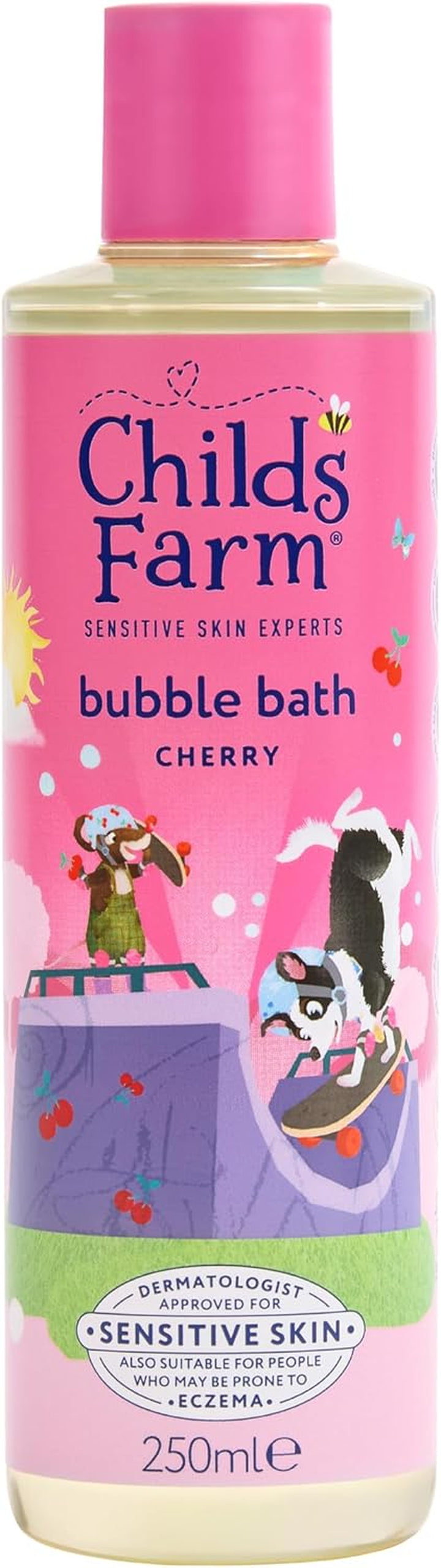 Kids Bluey Bubble Bath, Bluey-Berry | Gently Cleanses & Soothes | Suitable for Dry, Sensitive Skin, 250Ml