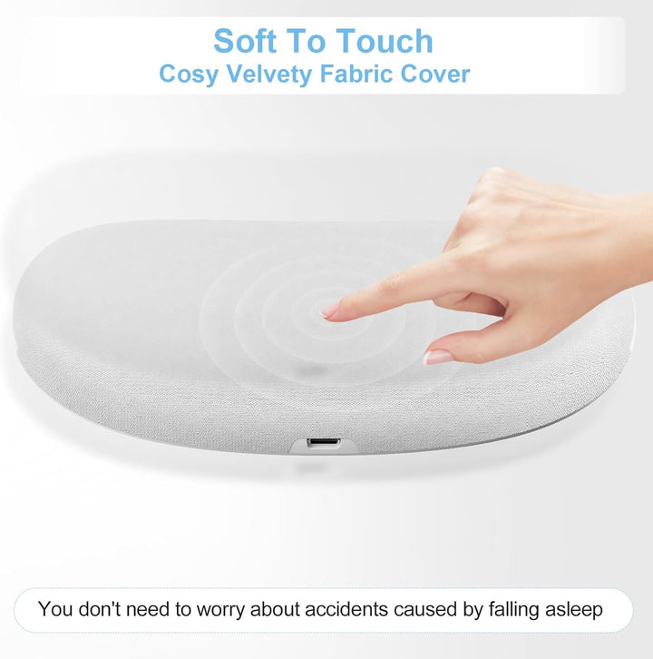 Rechargeable Heat Pad with 3 Heating & Vibration Modes - Period Pain Relief for Back & Stomach - Portable Heating Pad Gift for Women